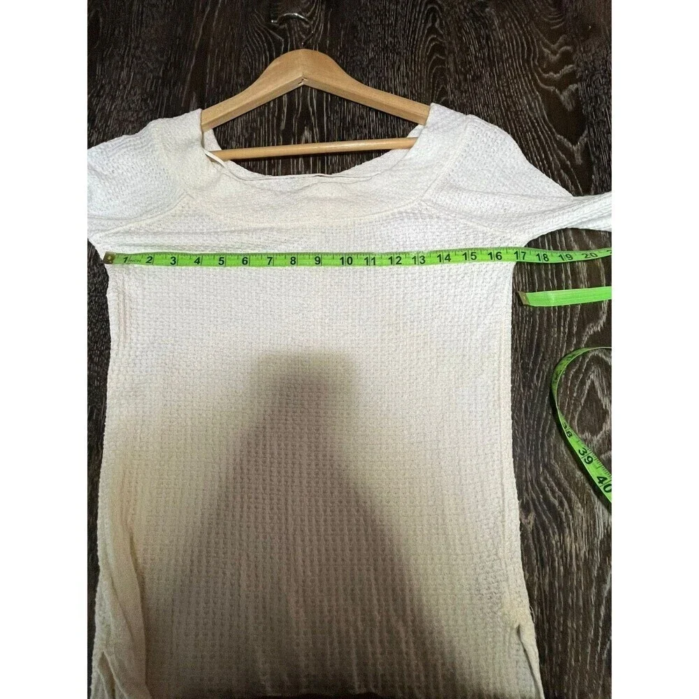 Free People Ivory Kate‎ Long Sleeve Thermal Top Small
